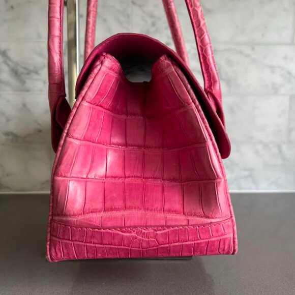 $6.2K LAMBERTSON TRUEX PINK CROCODILE PURSE BAG *TIFFANY & CO* - Picture 6 of 12